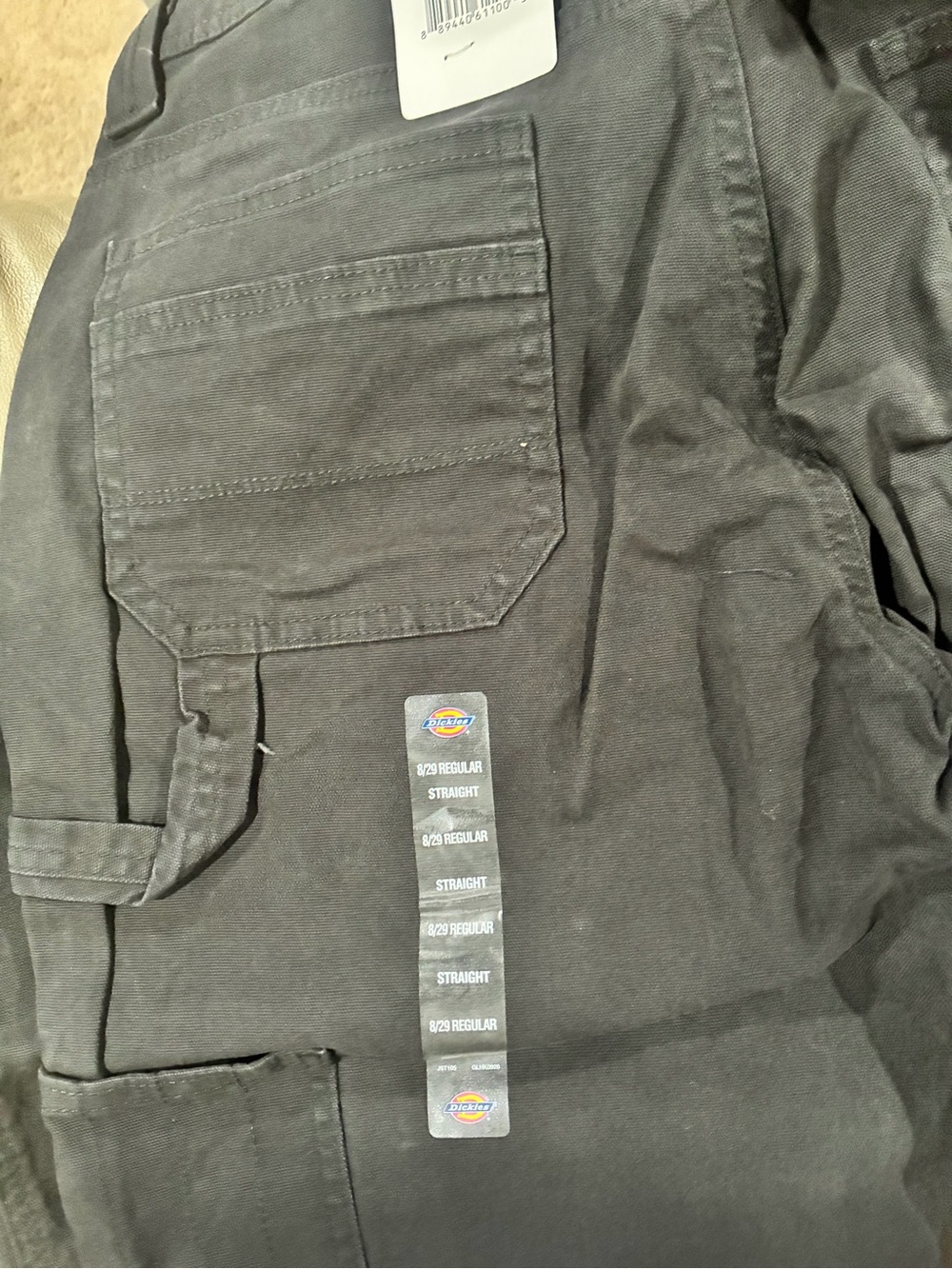 Dickies Black women’s Cargo Work Pants with Utility Pockets